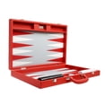 thumbnail image 6 of Silverman & Co. 19-inch Premium Backgammon Set - Large - Red, 6 of 12
