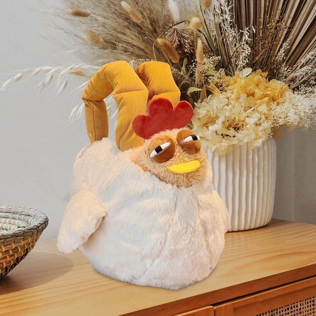 Bolsa de pollo, bolso de gallina con cremallera, encantadora bolsa de dulces de gran capacidad, bolsa de viaje para ir de compras, viajes en la calle,