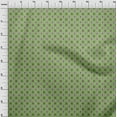 thumbnail image 4 of oneOone Polyester Spandex Green Fabric Asian Block Craft Projects Decor Fabric Printed By The Yard 56 Inch Wide, 4 of 4