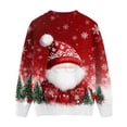 thumbnail image 5 of Mfakffe Christmas Kids Crew Neck Sweatshirt Long Sleeve Cute Casual Pullover Tops Children Winter Festival Outfit for Party, Daily Wear, 5 of 5