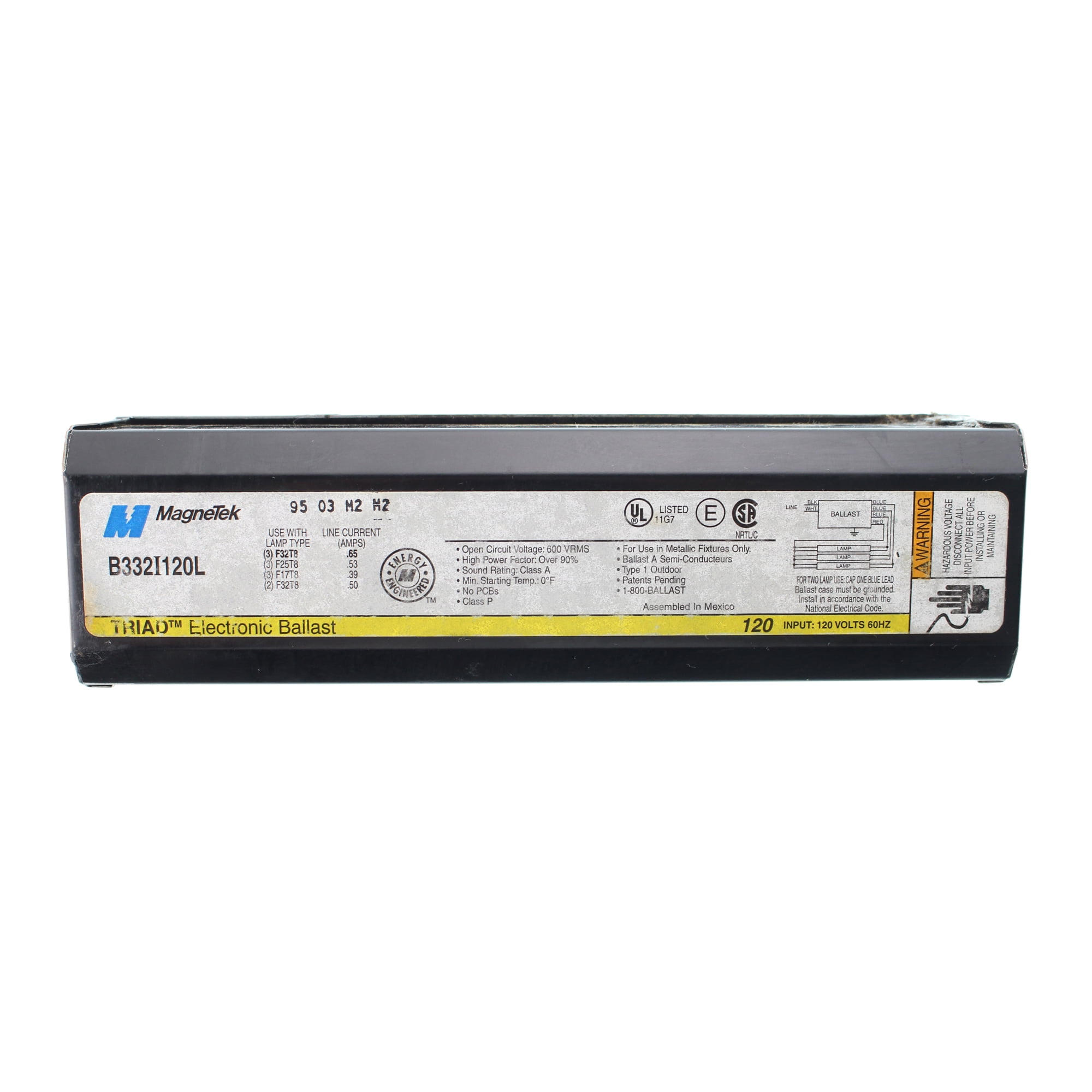 Industrial Electrical 2 Lamp 120V F32T8 B232I120RH Electronic