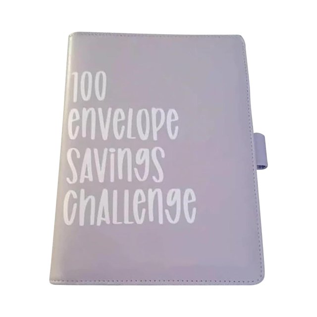 Weloille 100 Envelope Challenge Binder, Easy and Fun Way to Save, Savings Challenges Budget Book Binder with Cash Envelopes for Office,Home,School Teissuly WER202310167506