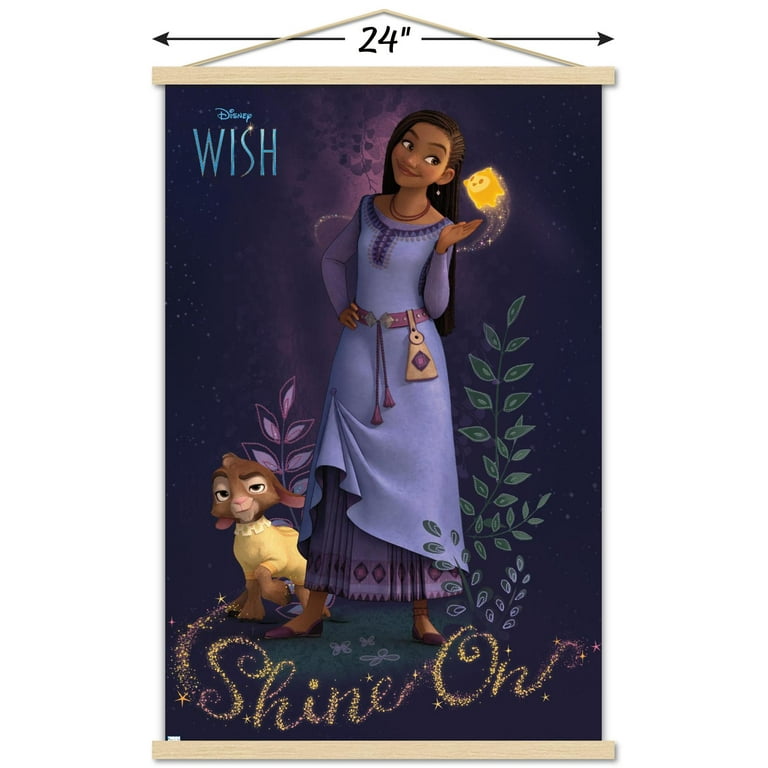 Disney Wish - Asha Wall Poster with Magnetic Frame, 22.375