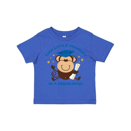 

Inktastic Boy Monkey Graduate Gift Toddler Boy Girl T-Shirt
