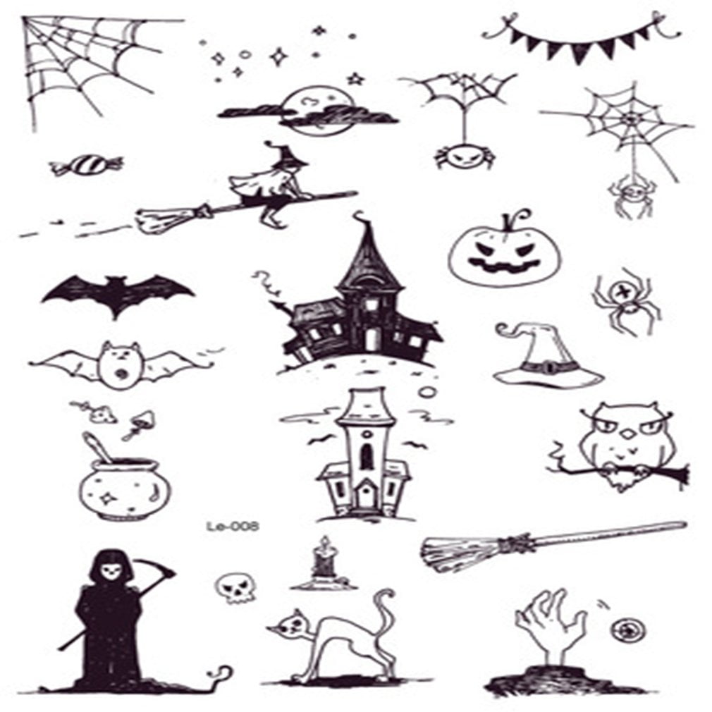 Lnrueg Animals Festive Body Art Hands Arms Children Halloween Tattoo  Stickers Cartoon 10 Sheets DIY Cute Decorative Pumpkin Tattoos Party Tattoo  for Kid  Amazonin Beauty