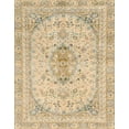 thumbnail image 1 of Ahgly Company Machine Washable Indoor Rectangle Abstract Brown Gold Area Rugs, 6' x 9', 1 of 7