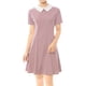 thumbnail image 1 of Dde San Patricio Casual PaMujer, Cuello Peter Pan, Mangas Cortas, Vestido De Punto Acampanado Por EnciDe RodilRoL, 1 of 4