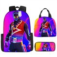 thumbnail image 1 of Fortress Night Children's Schoolbag Primary And Secondary School Student Backpack Lightweight Digital Print Lunch, 1 of 1