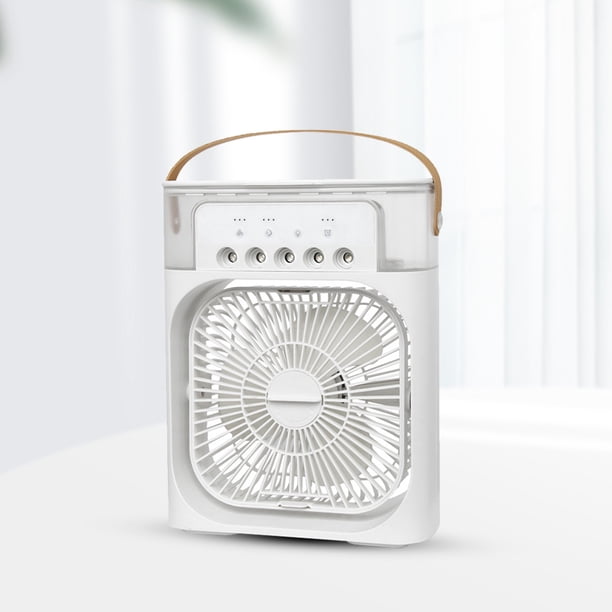 Ventilador de humidificación Humidificador Ventilador eléctrico de escritorio Ventilador de pulverización de niebla de agua portátil