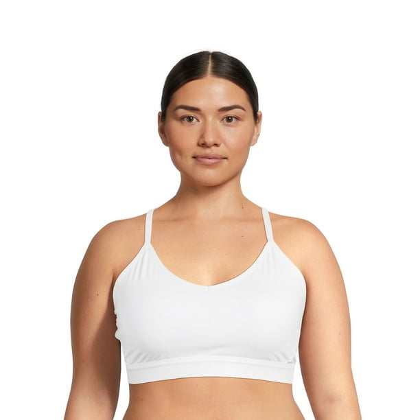Athletic Works Women's Plus Size Racerback Sports Bra