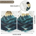 thumbnail image 3 of FORMRS A4 Clipboard Folder with Pen Holder Horizontal Foldable School Office Binder, Blue Mountains, 3 of 9