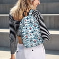 thumbnail image 6 of Yiaed Boat In Ocean Print Backpack, Premium Laptop Backpack, Travel Backpack for Women, Lightweight Backpacks, Comfortable Back Pack-Small, 6 of 7