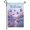 A, variant on GRFHBOR Garden Flags, Enchanted Floral Blue Butterflies Coneflower Display Spring Garden Flag, Double-Sided High-Quality White Linen Small Garden Flags For Patio And Lawn, 12x18Inch