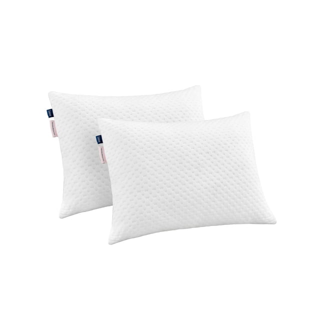 Almohada Luuna Suave Ajustable Memory Foam Funda Lavable para tu Descanso, 2 Pack Tamaño Estándar