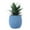 white,blue, variant on Clearance! Nomeni Plant Pots Resin Decoration Pineapple Plant Green Plant White Collar Desk Flowerpot Garden Supplies Yellow
