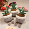 thumbnail image 4 of Greenhouse 13.7 inch Plant Plush Soft Cute Stuffed Succulent Plush Flowers Toy Pink, 4 of 4
