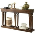 thumbnail image 1 of ACME Garrison Table Console Rectangulaire 60 Pouces avec Cadre en Bois et Étagère en Chêne, 1 of 1