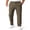 Olive Green, variant on COOFANDY Men' Chinos Pant Elastic Waist Trousers Slim Fit Casual Business Dress Pants Pull On Golf Pants