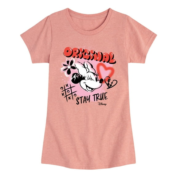 Disney - Minnie Mouse Original Stay True - Toddler & Youth Girls Short Sleeve Graphic T-Shirt