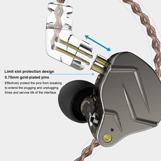 ruzhgo KZ ZSN PRO Wired 3.5mm In-ear Earbuds with Microphone HiFi