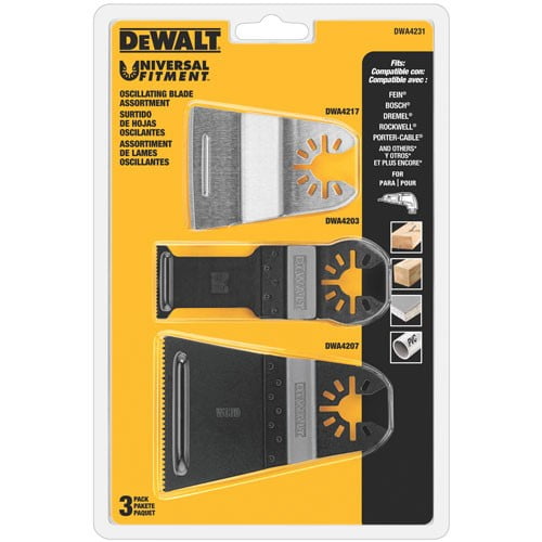 DeWALT DWA4231 Oscillating Blade Assortment