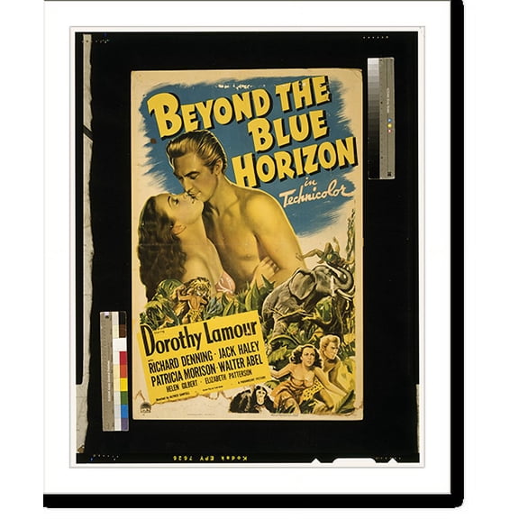 Historic Print, Beyond the blue horizon, 18" x 24"
