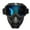Colorful blue film, variant on Motorcycle Goggles Mask Detachable, Windproof Motocross Face Mask Anti UV for Riding Skiing Snowmobile