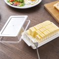 thumbnail image 3 of Convenient Butter Box Easy to Clean Plastic Dust-proof Lid Storage Container for Fridge, 3 of 10