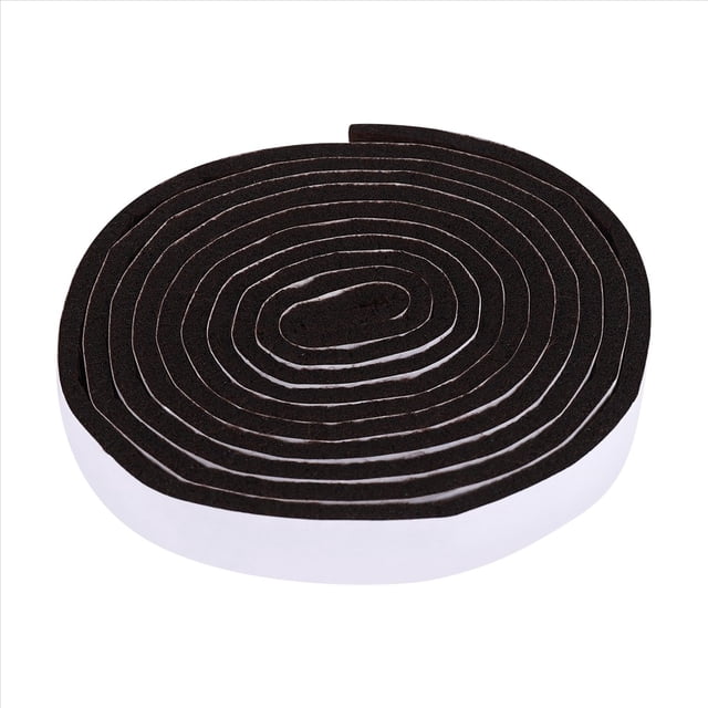 Rollo de Cinta Fieltro Alta Resistencia Autoadhesivo para Superficies Duras (1/2 Pulgada X 60 Pulgadas), MarróN