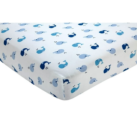 Brody Nautical Whale Fitted Crib Sheet By Nautica Kids Walmart Com