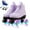 Purple, variant on EONROACOO Purple Roller Skates for Women Girls, Teen Adult Light up Skates(Women 6/Men 4.5)