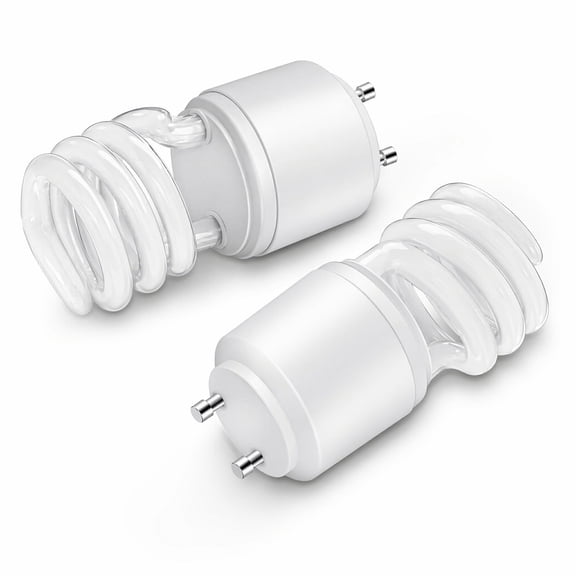 Stcellnmex GU24 CFL LED Light Bulbs 13W 2700K Warm White 900LM High Brightness Energy Saving Spiral Twist Bulbs for Home Office Hotel Indoor Lighting 2 Pack