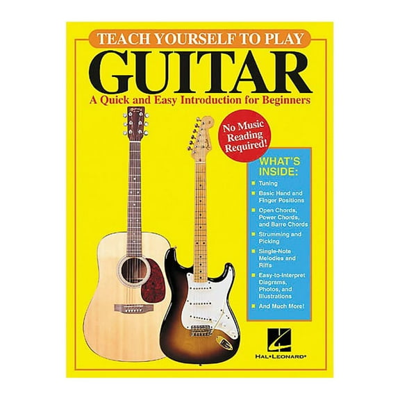 Hal Leonard Teach Yourself to Play Guitar Book