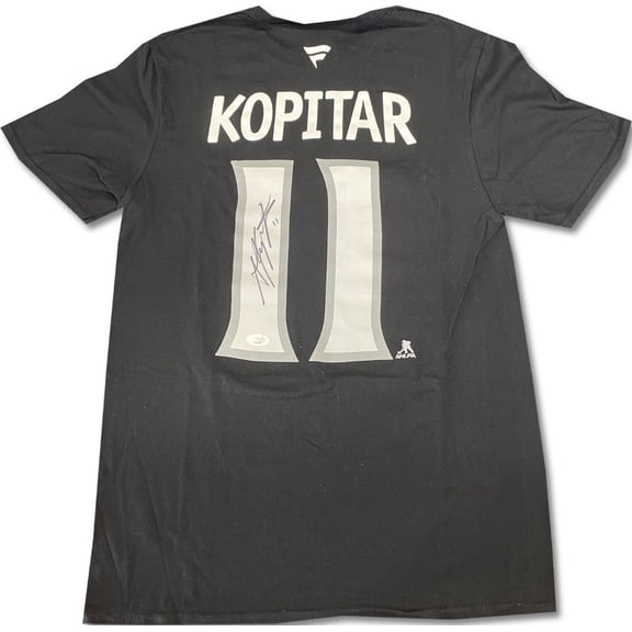 Anze Kopitar Signed Autographed Black Shirt Kings S / Small JSA AR83950