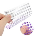 thumbnail image 3 of Uxcell Self-Adhesive Rhinestone Stickers, Face Gems Jewel Stickers Dark Purple 2 Pcs, 3 of 6