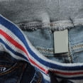 thumbnail image 4 of Jeans with Bows on Pocket Boys Baggy Jeans Kids Distressed Elastic Waist Oversize Wide Leg Cargo Denim Pants Kids Hip Hop Loose Casual Y2K Pantalones Drawstring, 4 of 9