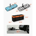 thumbnail image 2 of KFFKFF Hitch Cargo Carrier,60" x 20" x 6", 500 lbs Load-Bearing Hitch Cargo Holder with Cargo Net & Weatherproof Cargo Bag, Collapsible Hitch Mount Cargo Holder, 2 of 9