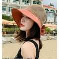 thumbnail image 3 of 1-Pack Women’s Floppy Sun Beach Straw Hat, Wide Brim Packable Foldable Summer Cap with UPF 50+ UV Protection for Women & Girls TIKA, 3 of 3
