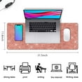 thumbnail image 5 of Inspiring Workspace: Large Pink Desk Mat &31.5x11.8 inches Mousepad, Perfect Ergonomic Desk Pad for Your Home Office Table or Computer, 5 of 7