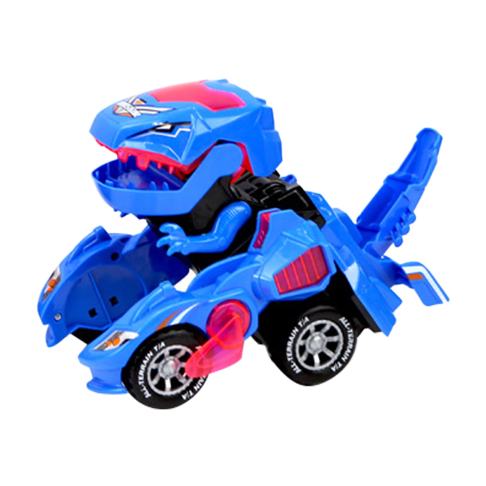 Plutyo Transforming Dinosaur Toys 2 In 1 Automatic Dinosaur Transformer ...