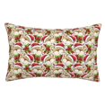 thumbnail image 1 of Fotbe Christmas Hat bear Funda de Almohada Decorativa Estilo Occidental, Lujo en Algodón, Fundas para Almohadas King, Cojín Estampado para Decoración del Hogar-14"x20", 1 of 6