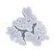 thumbnail image 2 of Xihbxyly Molde para Velas de Aromaterapia de Pascua, Gel de Sílice Suave, Textura Transparente, Fácil de Desmoldar, Herramienta Creativa para Manualidades, Regalo Perfecto para La Familia, Decoración, 2 of 7