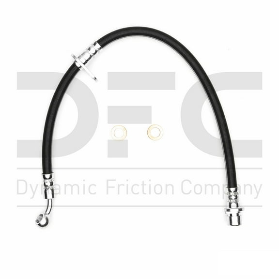 Rear Left Dynamic Friction Company Brake Line Hose 350-59158 For 2003-2007 Honda Accord
