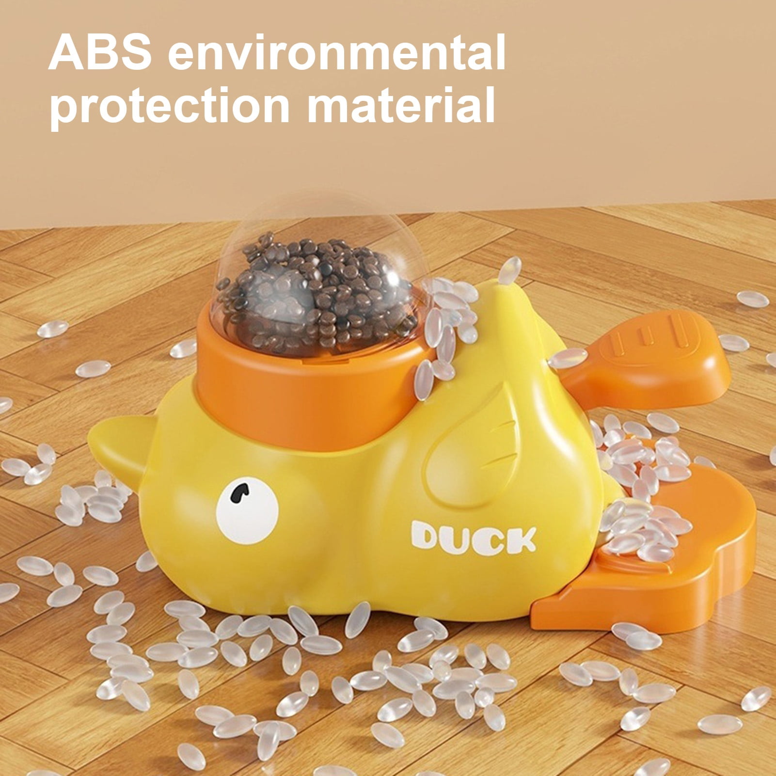 ZenCea Dog Slow Feeder - Duck-Shaped Puzzle Toy for Treats & Meals (BPA-Free, Easy Clean)