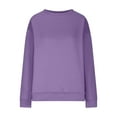 thumbnail image 2 of Yievot Oversized Crewneck Sweatshirt Women Long Sleeve Pullover Tops with Pockets, 2 of 7