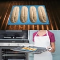 thumbnail image 4 of Moldes de pan de silicona NQ para hot dogs antiadherente resistente al calor, 4 of 5