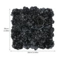 thumbnail image 6 of 12Pcs Black Flower Wall Panels 38x38cm Hydrangea Dahlia Rose Silk Cloth Backdrop for Wedding Party Decor, 6 of 17