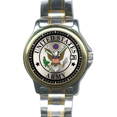 US Army Slim Steel Watch