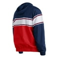thumbnail image 3 of Men's New Era Navy Boston Red Sox Ripstop Raglan Quarter-Zip Hoodie, 3 of 3