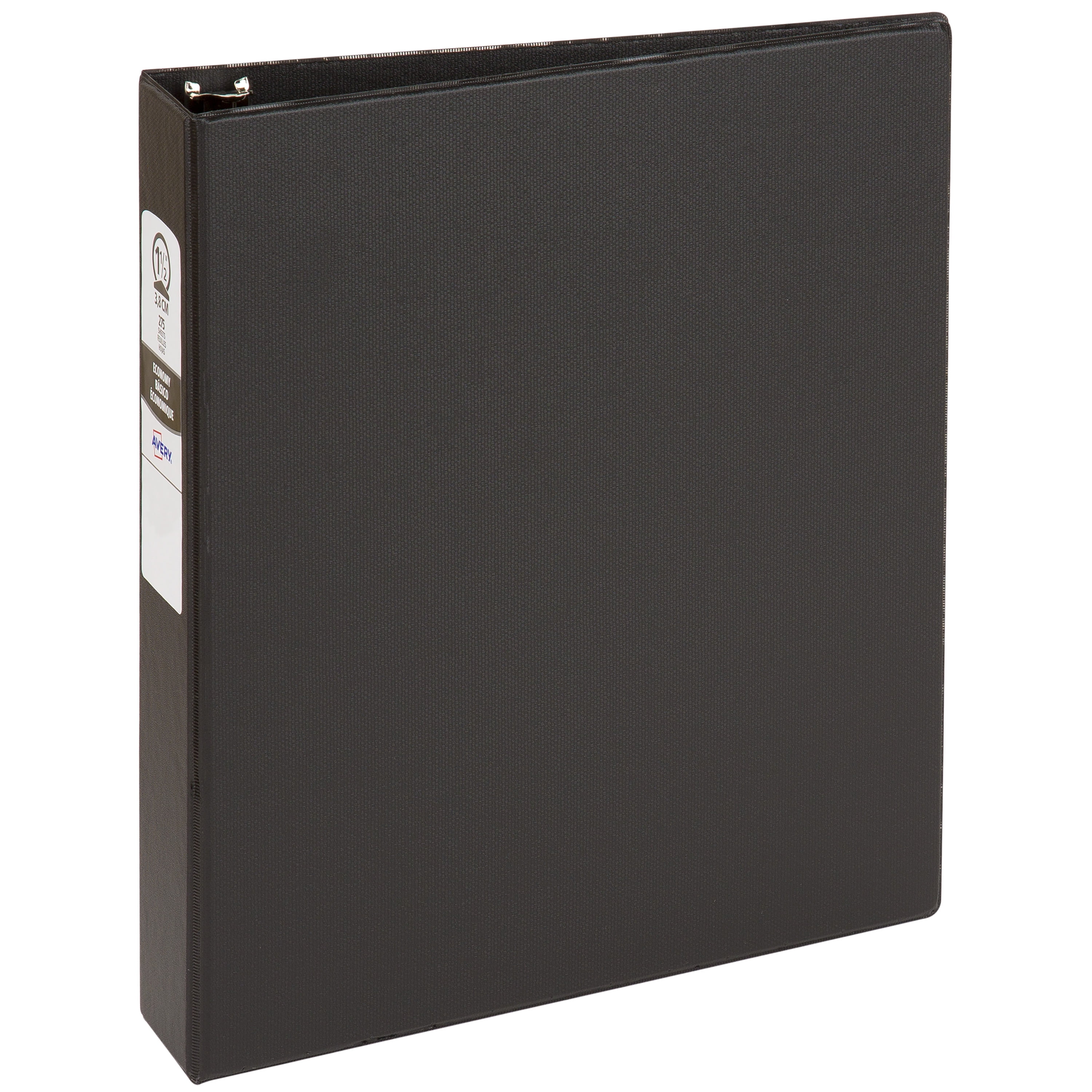 Avery Economy Binder, 1.5" Round Ring, 275Sheet Capacity, Black, 1